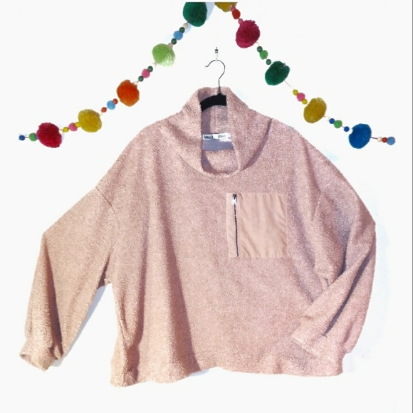 Wildflower Plus Rose Fuzzy Pullover 3X - Picture 1 of 4